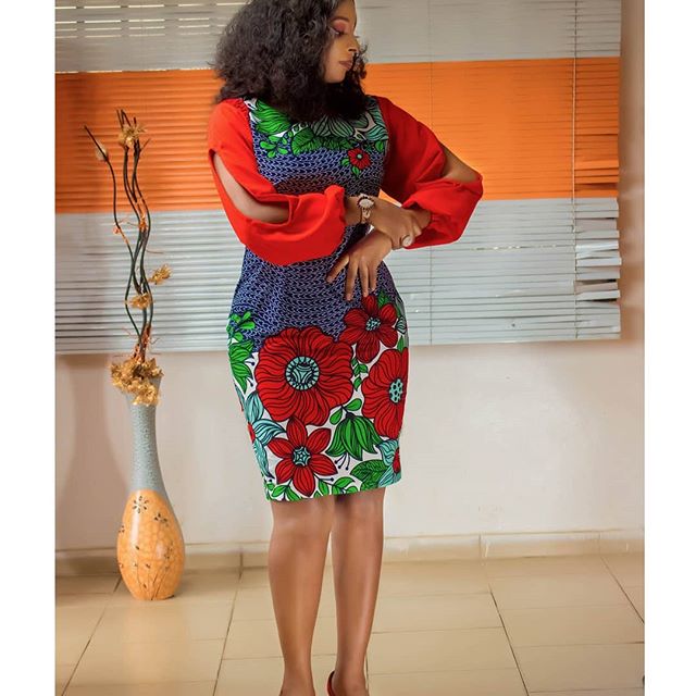 2019 Ankara Short Gown Styles Pencil Dresses for Beautiful Ladies